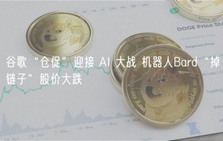 谷歌“仓促”迎接 AI 大战 机器人Bard“掉链子”股价大跌